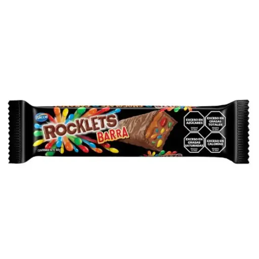 Chocolate Barra Rocklets Arcor 44 g
