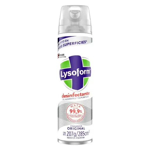 Desinfectante De Ambientes Lysoform Original Aerosol 360ml