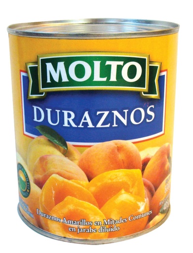 Duraznos En Mitades Molto 820g