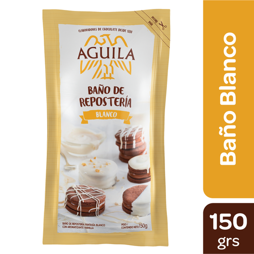AGUILA baño de reposteria blanco x 150g