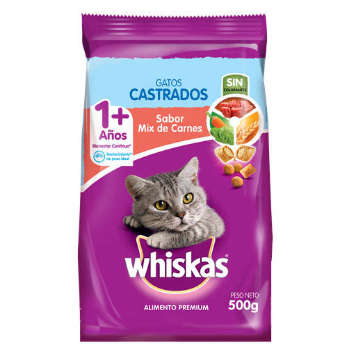 whiskas Mix Castrados 500g