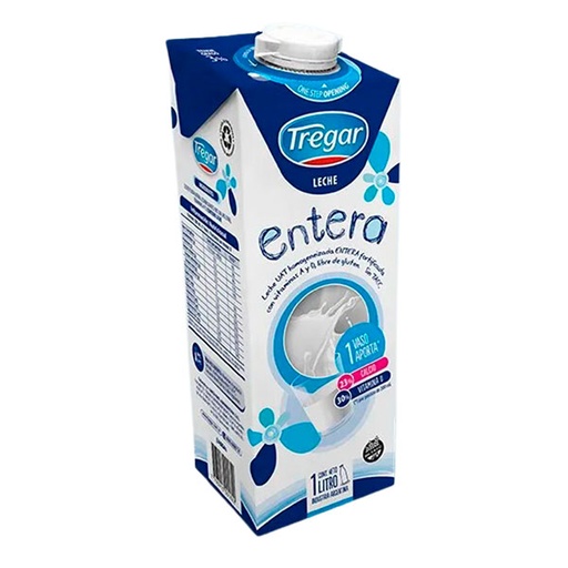 Leche Entera Tregar 1L