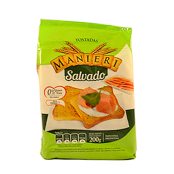 Tostadas Salvado Manieri