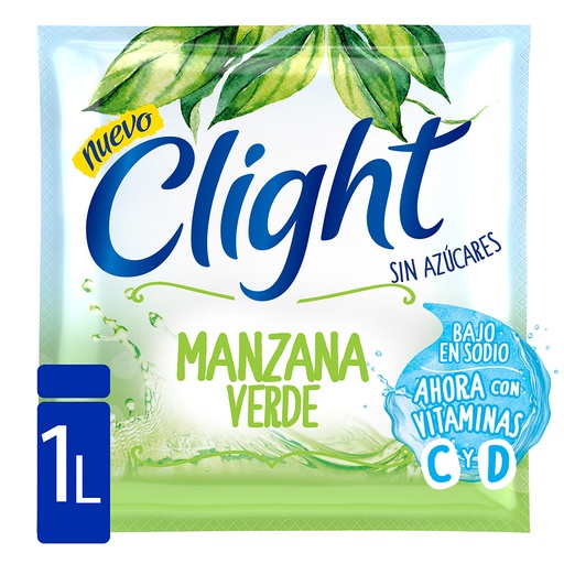 Jugo En Polvo Manzana Verde Clight 8g