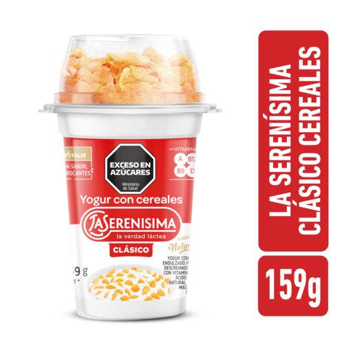 Yogur Batido Con Cereales La Serenísima 159g