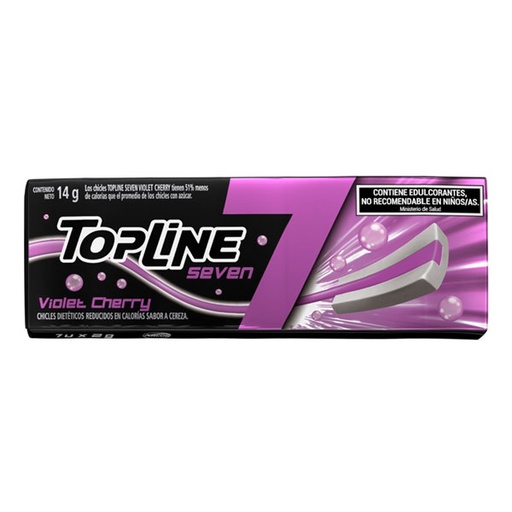 Chicles Violet Topline Seven 14g