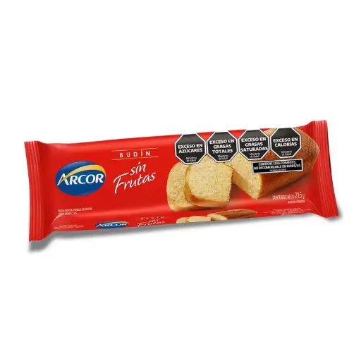 Budin Sin Fruta Arcor 215 g