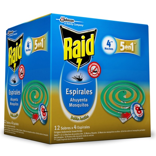 Espiral Sobres Raid x4