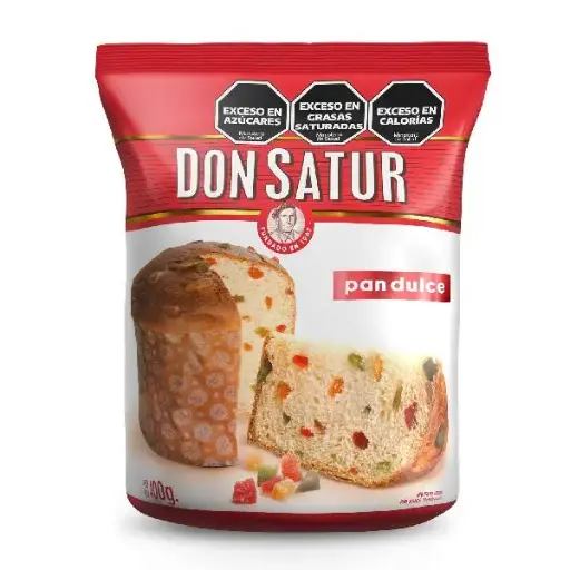 Pan dulce don satur con fruta 400grs