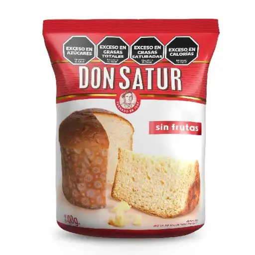 Pan dulce don satur sin frutas 400grs