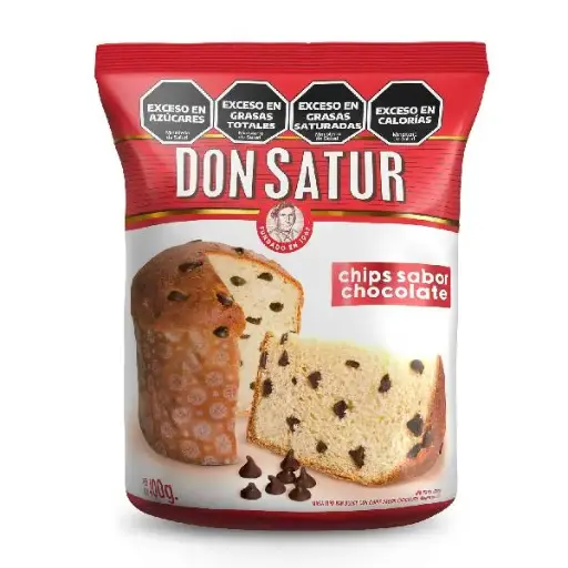 Pan dulce don satur con chips de chocolate 400grs