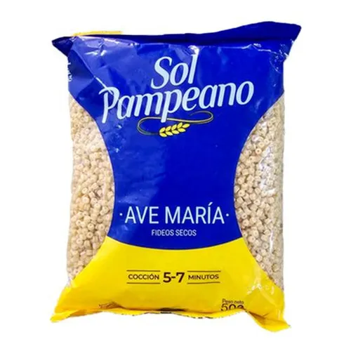 Fideos Ave Maria Sol Pampeano 500g