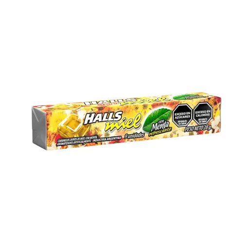 Caramelos Halls Miel y Menta