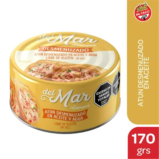 Atún Desmenuzado Aceite Del Mar 170g