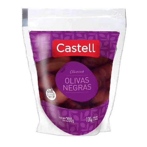 Aceitunas Negras Castell Dp 300g