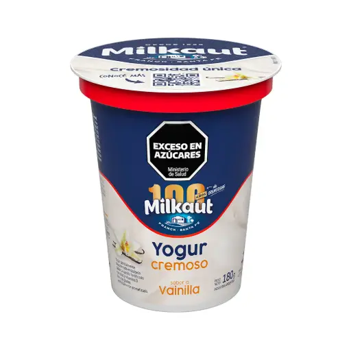 Yogur Cremoso Vainilla Milkaut 180g
