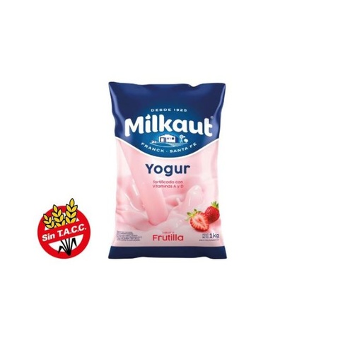 Yogur Bebible Frutilla Milkaut 905g