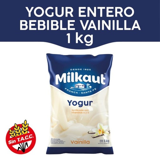 Yogur Bebible Vainilla Milkaut 900g