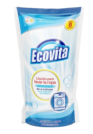 Jabón Liquido Baja Espuma Evolution Ecovita 800Ml