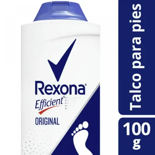 Desodorante en talco rexona efficient original 100grs