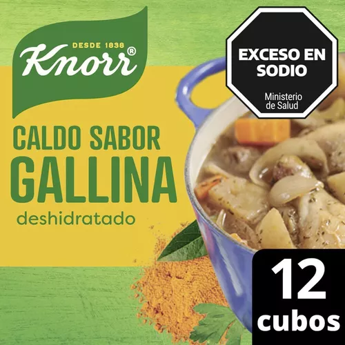 Knorr Caldo de gallina x 12u