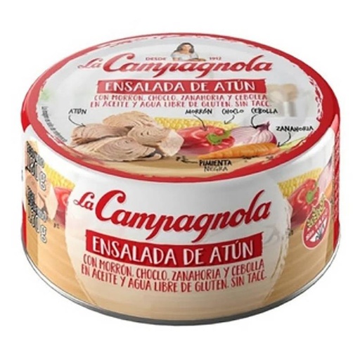 Ensalada de Atún en Aceite y Agua La Campagnola 180g
