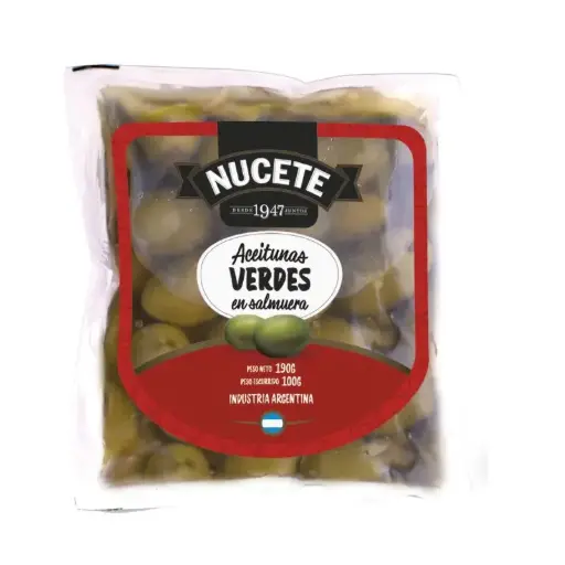 Aceituna verde Nucete 190g