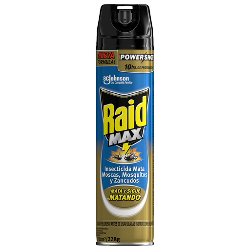 Insecticida Mata Moscas Y Mosquitos Raid 360Ml