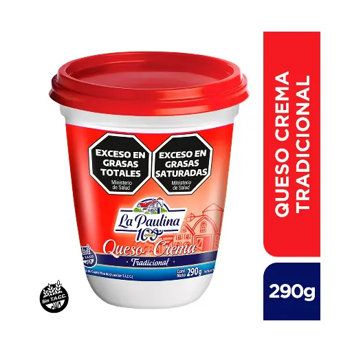 Queso Crema Tradicional La Paulina 290g