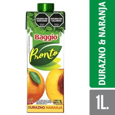 Jugo Naranja Durazo Baggio Pronto 1L
