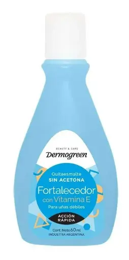 Quitaesmalte Fortalecedor Dermogreen 60Ml