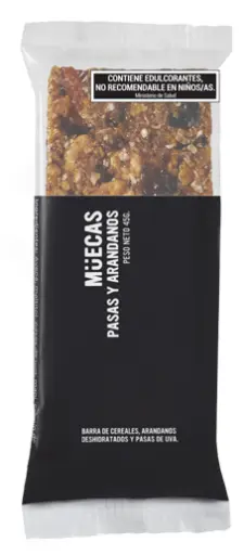 Barrita Arandanos Y Pasas Muecas 45 g