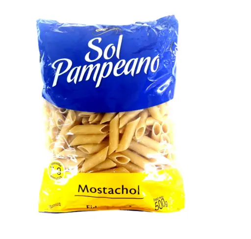 Fideo Mostachol Rayado Sol Pampeano 500g
