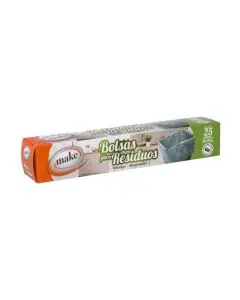 Bolsa de Residuo Rollo Verde Make 45x60cm