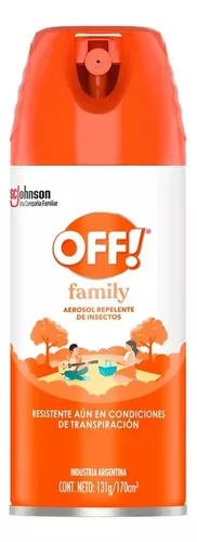 Off Repelente Aerosol Family 170cc