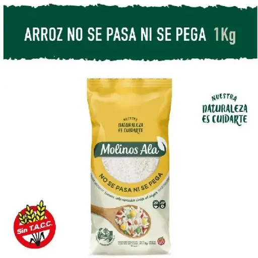 Arroz Dorado Parboil Molinos Ala 1000 g
