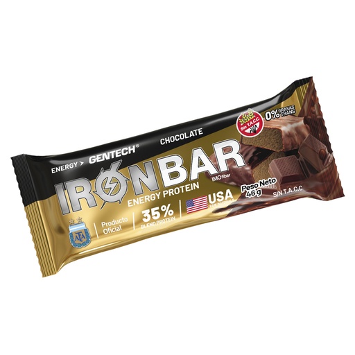 Barra Proteica Iron Bar Chocolate 46g 