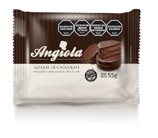 Alfajor Chocolate Angiola 50g