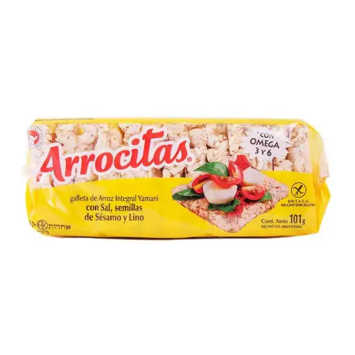 Galletas Arrocitas Con Sal 101 Gr