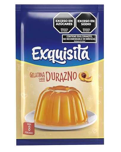 Gelatina Durazno Exquisita 40g
