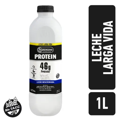 Leche Protein La Serenísima Pet Larga Vida 1L 