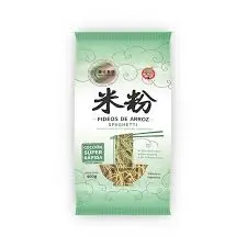 Fideos De Arroz Con Espinaca 200g