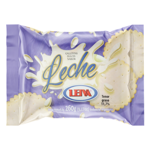 Galletitas de Leche Leiva 260g