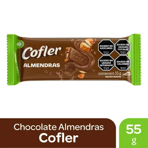 Chocolate Con Almendras Cofler 55g 