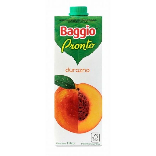 Jugo Durazno Baggio 1L