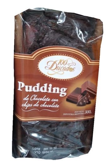 Budín Chocolate Con Chips Ducados 300g