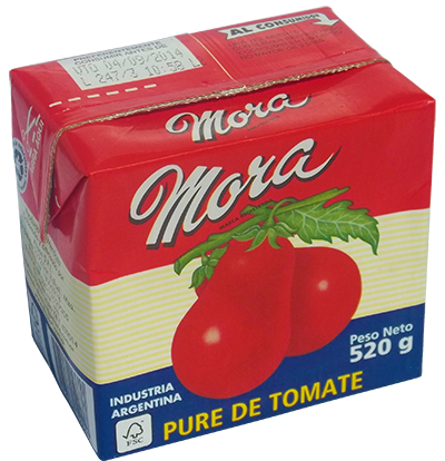 Pure de Tomate Mora 520g