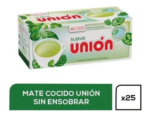 Mate Cocido Union Sin Ensobrar 25u