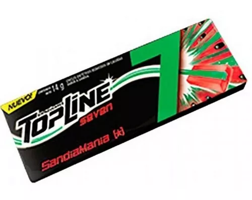 Chicles Sandia Topline Seven 14g