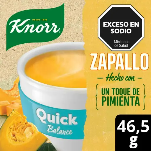 Sopa Quick Zapallo Light Knorr 46,5 Gr